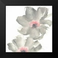 thumbnail image 2 of Paschke, Chris 12x12 Black Modern Framed Museum Art Print Titled - Gray Blush Cosmos II on White, 2 of 5