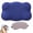 Navy blue, variant on Dual Height Contour Cervical Pillow for Back and Stomach Sleepers, Ergonomic Neck Support Bed Pillow with Cloud-Like Comfort