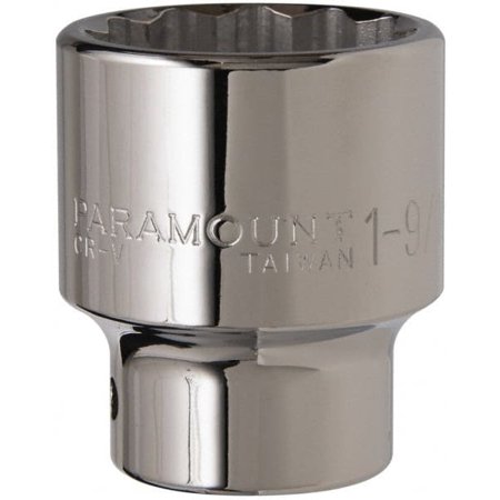 

Paramount 1-9/16 3/4 Drive Standard Hand Socket 12 Points 2-5/8 OAL