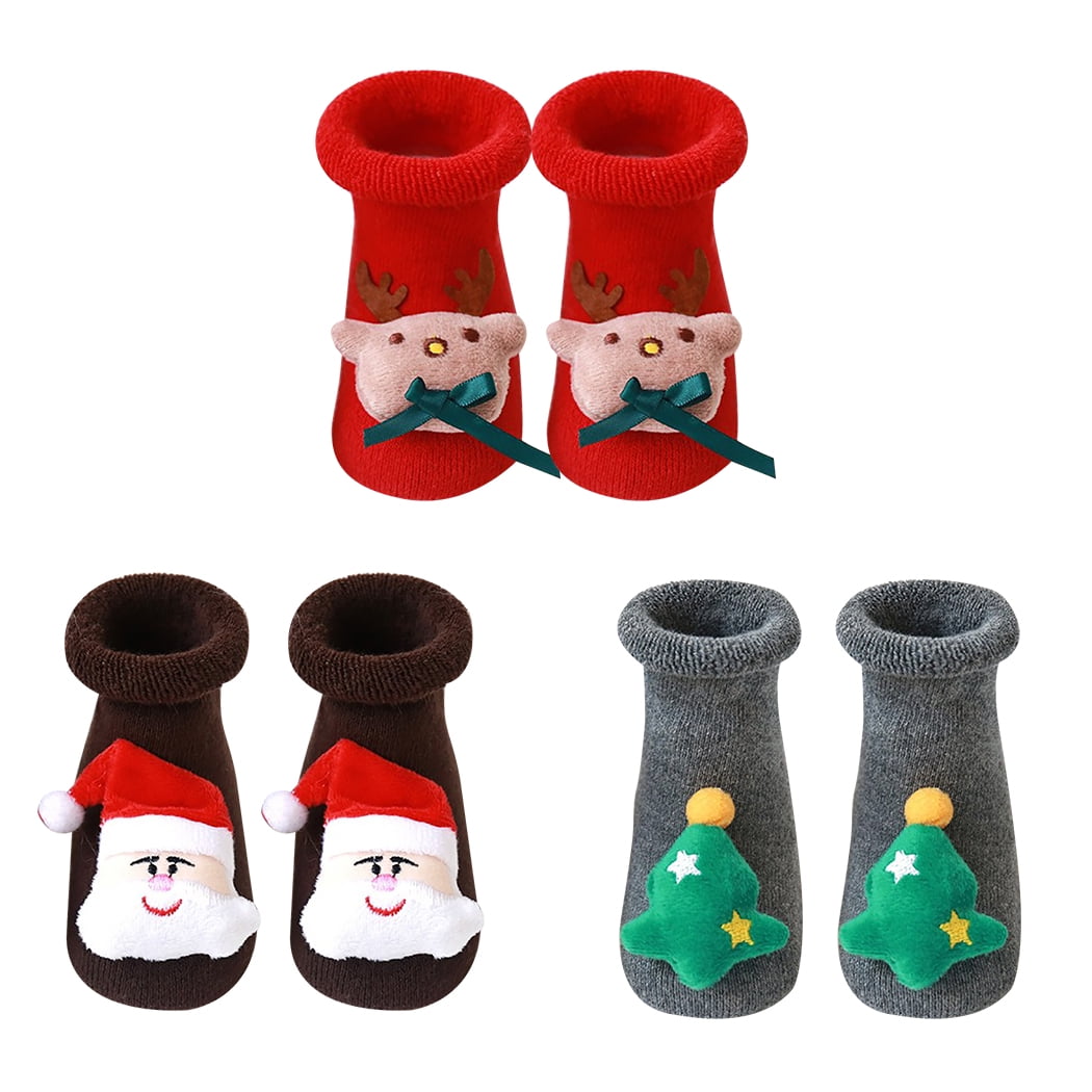 red infant socks