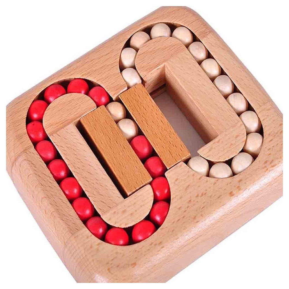 Child IQ Intelligence Toys Wooden Ball Maze Puzzle Lock Puzzles Brain Teaser CB 