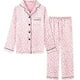 thumbnail image 1 of Conjunto de pijama de satén Schbbta para niñas de 11 a 12 años, color rosa brillante, 1 of 8