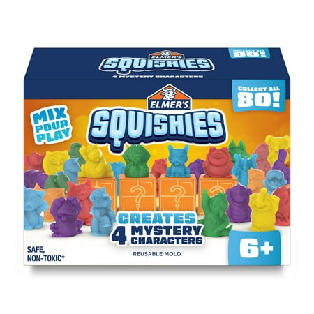 Elmer&#39;s 4ct Squishies DIY Toy Activity Kit With Mystery Character