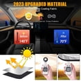 thumbnail image 5 of HOMEYA Tesla Model Y / Model 3 Sunshade, 240T Car Sun Shields for Windshield, Foldable Window Sun Shade for UV Rays Protection, Windshield Screen Covers Sun Visor for Front Window fit for  Model Y / 3, 5 of 7