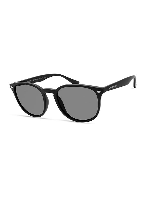 Hard Candy Womens Rx'able Sunglasses, Hs20, Matte Black, 52-20-145, with Case
