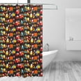 thumbnail image 2 of Rateoe Construction Truck Shower Curtain - Fancy Bathroom Shower Curtain Sets - Waterproof Shower Curtain with Hooks with 12 Plastic Hooks 72x72 Inches, 2 of 5