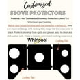 thumbnail image 2 of Stove Protector Liners Compatible with Whirlpool Stoves, Whirlpool Gas Ranges - Customized - Easy Cleaning Liners for Whirlpool Compatible Model WCG97US0HS00, 2 of 8