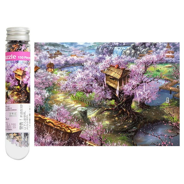 Adults Mini Circular Tube Puzzles 150 Piece Puzzle Game Children Souptoys Gift