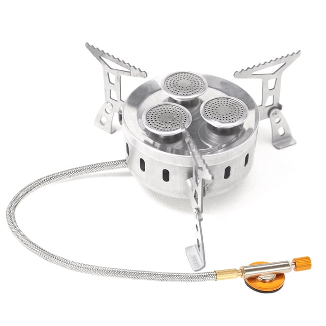 Horno de exterior Estufa de camping plegable de 8600 W y 3 núcleos para pesca al aire libre, senderi CACAGOO Horno de exterior