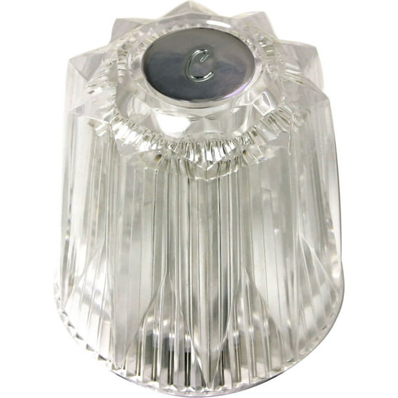 Pfister 131452 Windsor Acrylic Cold Knob For Tub/Shower Faucet - Clear