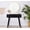 Fluted black, variant on Console Table, Small Console Tables for Entryway，31" Vanity Desk Fluted Dresser Side Table, Brown Entry Table Narrow Console Table Modern Hallway Table Modern Sofa Table for Living Room