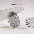 thumbnail image 5 of 2 Packs Bevel Gauge Stainless Steel Axe Angle Gauge 15120 Degree Knife Blade Angle Gauge Round Shape, 5 of 6