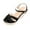 #084-Black, variant on Women's Versatile Wraparound Wedge Heel Open-Toe Sandals with Adjustable Buckle for Plus Size Comfortable Casual Spring Summer Shoes