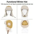 thumbnail image 5 of IC ICLOVER Trapper Hat with Ear Flaps for Men Women, Outdoor Warm Winter Hat Aviator Windproof Ski Cap, Yellow, 5 of 8