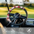 thumbnail image 3 of Jeiento Strawberry Golf Cart Steering Wheel Cover Pink Golf Cart Steering Wheel Covers for Club Car Universal Fit Boat Steering Wheel Cover Golf Cart Accessories Protector, 3 of 7