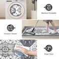 thumbnail image 4 of TECHVIDA Kitchen Rugs 4 Piece Set,Non Slip Machine Washable Kitchen Mats,Boho Vintage Abstract Kitchen Carpet for Farmhouse Living Room Hallway, 4 of 8