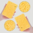 thumbnail image 2 of REGALWOVEN 3-Count Cellulose Sponges Kitchen, Cleaning Sponge for Dish, Non-Scratch Scrubber for Household, Cookware, Bathroom Yellow 4.7"x3"x1", 2 of 6