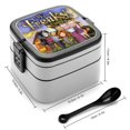 thumbnail image 2 of Mi Familia Freaky Fiambrera de Doble Capa, Contenedor de Almuerzo Portátil Apilable, Almacenamiento de Alimentos Hermético a Prueba de Fugas, 1000ml, 2 of 6