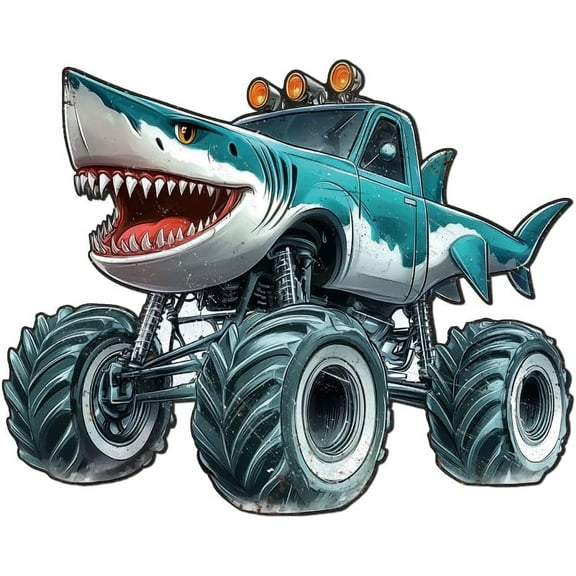 Cool Truck Wall Decor Art Tin Sign Monster Truck Vintage Metal Tin Sign Cool Vehicle Poster Hanging Wall Signs Decoration