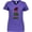 Purple, variant on Merry Christmas Elf in Red and Green Plaid Women's V-Neck T-Shirt