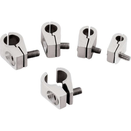 - BILLET SPECIALTIES 65210 Hose Support Brackets Line Clamps 1/4in (4PK)