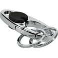 Star Silver Carabiner Keychain – Zinc Alloy Y2K Punk Style Clip For Keys, Bags, Backpacks