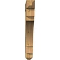 thumbnail image 2 of Ekena Millwork 6"W x 46"D x 46"H Merced Craftsman Rough Sawn Bracket, Western Red Cedar, 2 of 4