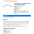 thumbnail image 2 of Rear Brake Hose - Compatible with 1997 - 2002 GMC C6500 Topkick 1998 1999 2000 2001, 2 of 2
