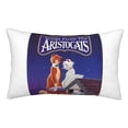 thumbnail image 1 of Fundas de almohada de Los Aristogatos, fundas de almohada mullidas súper suaves y acogedoras con cremallera, 20 x 30 pulgadas, dormitorio, sofá, sillón, funda de almohada para todas las estaciones, 1 of 8