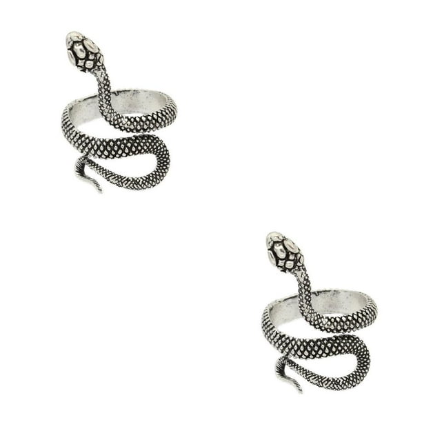 Qarigey Anillos de tamaño ajustable Tendencia de moda Punk Anillo de amistad abierto Accesorios Suministro de joyería de aleación Adornos de ropa de Type2 NO2 Qarigey CBP283269