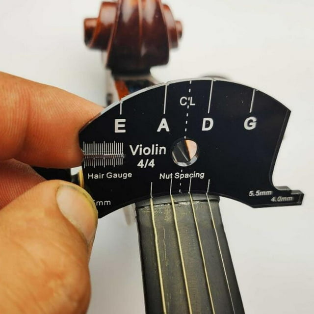 2PCS 4-4 Violín Puente de Cuerda Multifunción Diapasón Plantilla Herramienta de Referencia perfke Plantilla de diapasón de violín