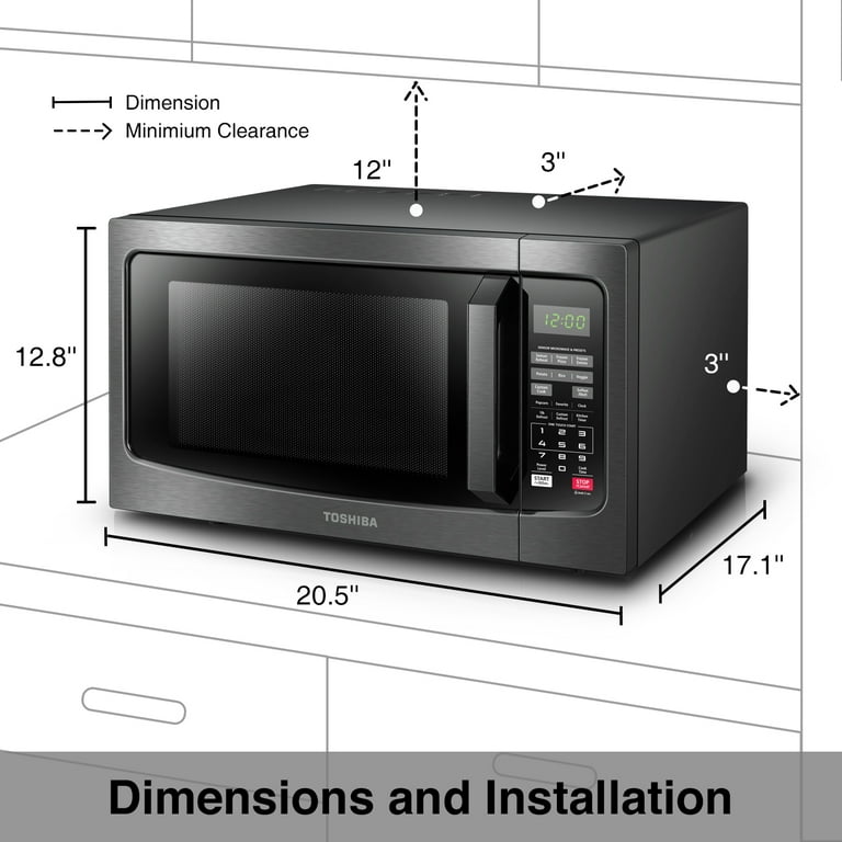TOSHIBA TMC16S4AST Microwave Oven With Origin Inverter
