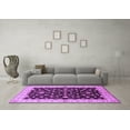 thumbnail image 3 of Ahgly Company Indoor Rectangle Oriental Purple Traditional Area Rugs, 8' x 12', 3 of 4