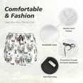 thumbnail image 6 of Picia Cute French Bulldog Pattern Women's 2 in 1 Athletic Running Shorts High Waisted Workout Casual Gym Sweat Shorts with Comfy Liner Zipper Pockets-Medium, 6 of 9
