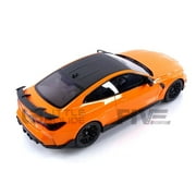 BMW M4 M-Performance (G82) Fire Orange with Carbon Top 1/18 Model Car by Top Speed