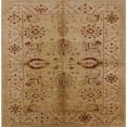 thumbnail image 1 of Ahgly Company Machine Washable Indoor Square Industrial Modern Brown Sand Brown Area Rugs, 3' Square, 1 of 7