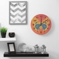 thumbnail image 5 of SKYSONIC Silent Wooden Round Wall Clock Butterfly Non Ticking Battery Operated Clocks for Home Office Living Room Bedroom, 5 of 6