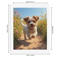 thumbnail image 2 of Paint by Numbers Kit for Adults, Cute Puppy Running Wildflowers Trail Paint by Numbers, Easy Paint by Numbers Kit for Adults Beginner, DIY Adult Paint by Number Kits on Canvas, Home Decor 12x16in, 2 of 7