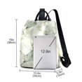 thumbnail image 3 of FORMRS Women's Travel Backpack Purse Anti-Theft Hidden Pockets Casual Shoulder Bag, Gray Marble Pattern, 3 of 7