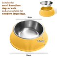 thumbnail image 2 of 95*75cm Cuenco para perros de acero inoxidable con Base de goma para comida y agua, plato para mascotas, cuenco para gatos, 2 of 5