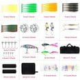 thumbnail image 5 of 2PCS Telescopic Fishing Rods and Reels Combo Set 6.89ft Portable Spinning Kit with Storage Bag for Saltwater Freshwater, 5 of 6