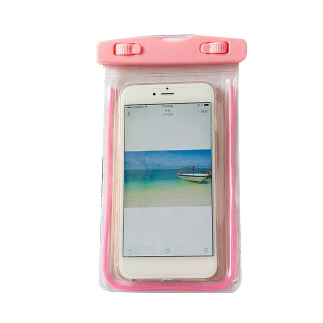 Universal Luminous Waterproof Smartphone Case Responsive Underwater Dry Pouch Luminous waterproof Bag Random Color
