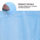 thumbnail image 4 of cubierta para piscina de 300 x 120 cm, resistente al polvo, impermeable, para exteriores, con burbujas y preservación del calor., 4 of 8
