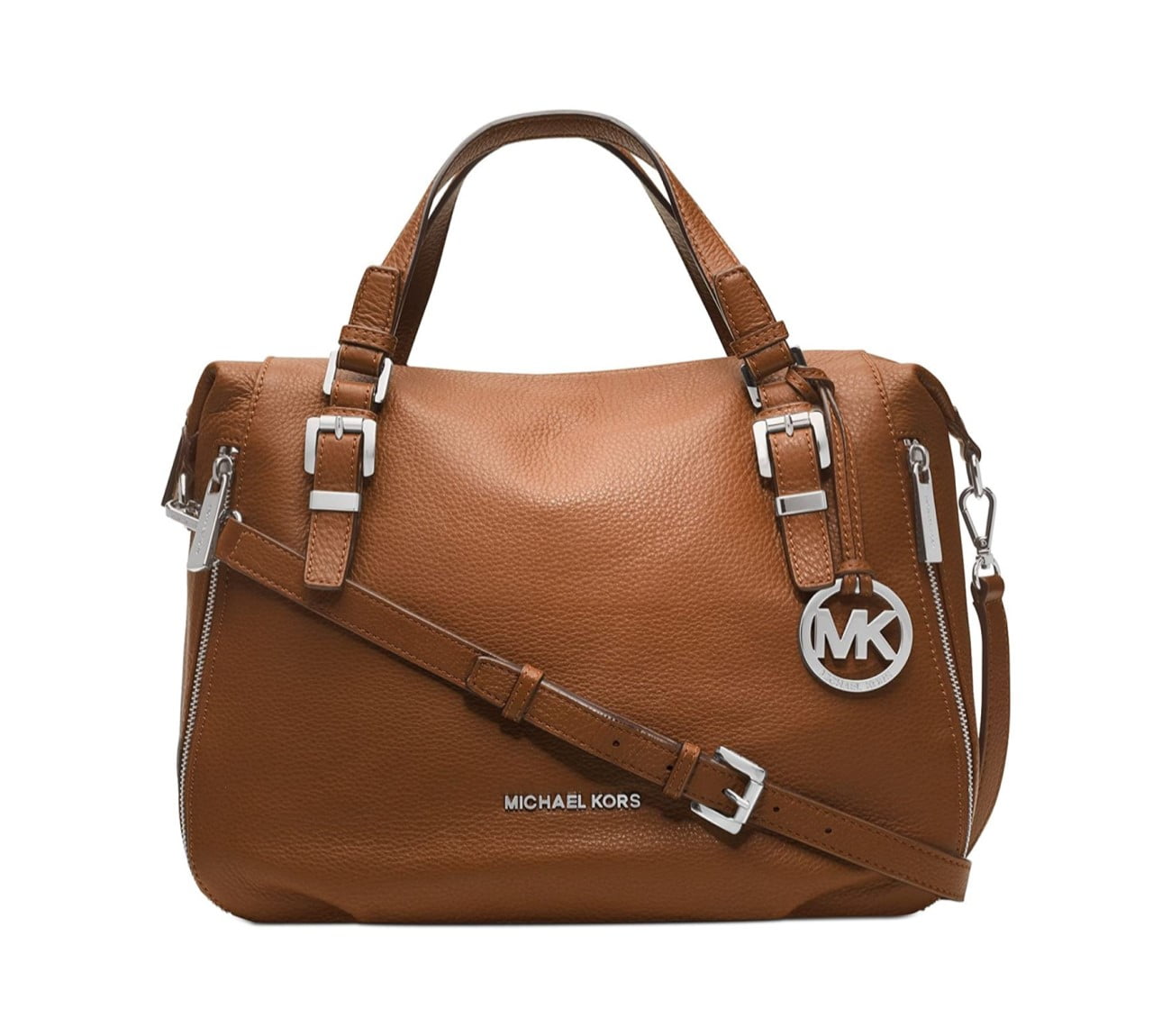 michael michael kors essex medium leather satchel bag
