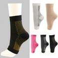 thumbnail image 2 of Calcetines de compresión elásticos transpirables para deportes de verano, calcetines de presión para tobillo y muñeca para gimnasia, cuerda corta y salto, 2 of 5
