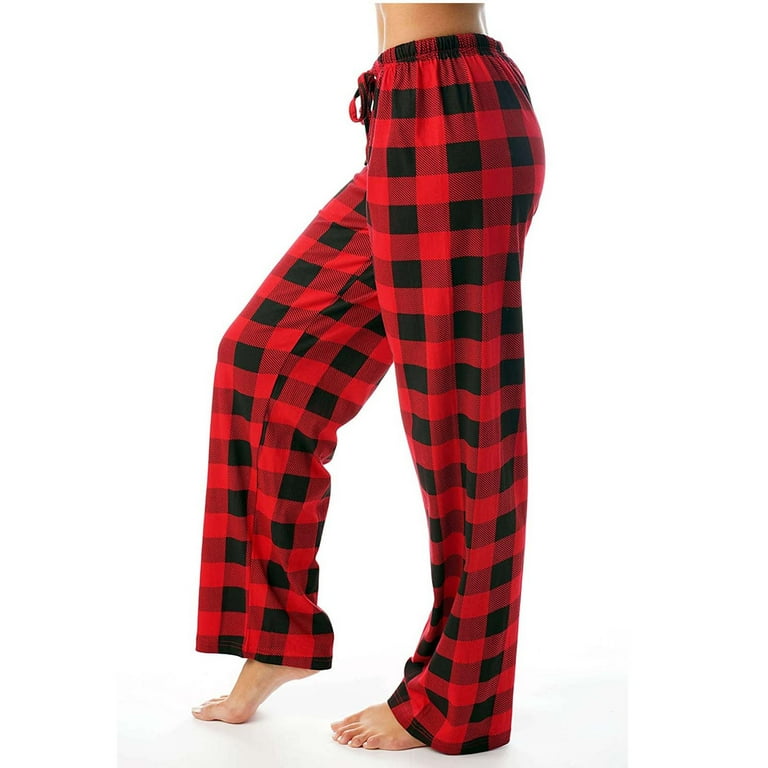 IDALL Petite Pants for Women Pants for Women Autumn Winter Plaid