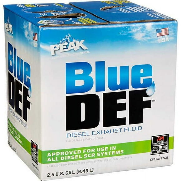 Peak & Herclnr DEG002 2.5 gal Platinum Diesel Exhaust Fluid, Blue
