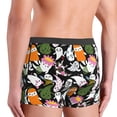 thumbnail image 4 of Men's Boxer Briefs, halloween cute ghost cartoon Soft Comfy Mens Underwear Boxer Briefs Breathable With Widen Waist, 4 of 7
