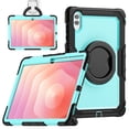 thumbnail image 2 of for Samsung Galaxy Tab S11 Ultra Case 14.6 inch, 360 Rotating Shockproof Cover with Stand, Handle, Shoulder Strap (SM-X930/X936B), Sky Blue Panel, 2 of 7