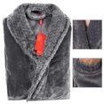 thumbnail image 1 of Ounissouiy Albornoz de felpa y cálido para mujer y hombre, camisón de manga larga para dormir Juegos de accesorios de baño SG, 1 of 6